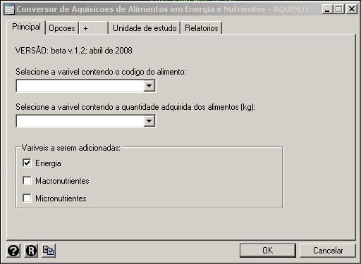 AQUINUT Software Stata Inclui a correção