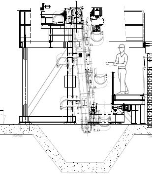 Formação do feixe Cintamento Manual Transporte por Mesa de Transportado r Vertical Figura 2 Cintamento manual Este sistema apresentava as seguintes desvantagens: Uso intensivo de mão de obra:.
