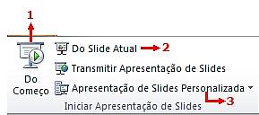 Apresentação de Slides O PowerPoint permite que você visualize os slides de diversas formas enquanto os edita.