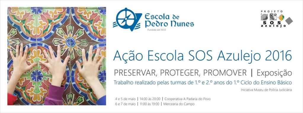 1 O Projeto SOS Azulejo é uma iniciativa do Museu de Polícia Judiciária que nasceu da necessidade de combater a delapidação do património azulejar português.
