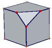 Ao eliminar cantos de poliedros platônicos deduz-que 1.