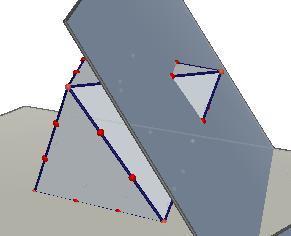 Passo 3: Nesse passo, iniciamos o processo de eliminação dos cantos do octaedro regular.