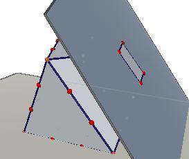 Figura 105. Eliminação do canto do octaedro regular.