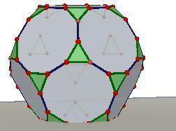 Eliminação do canto do dodecaedro regular II.