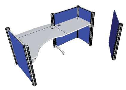 Medidas: 4050x1500mm Item 3.1 Conjunto Adm.