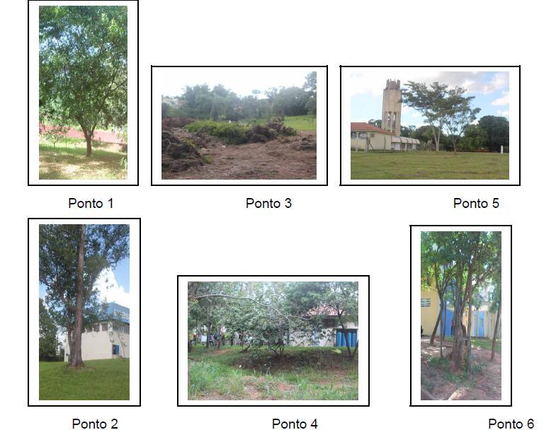 gabinetes de docentes e laboratórios de grupos de pesquisa, salas de aula e locais de alimentação). Figuras 5, 6, 7, 8, 9 e 10.