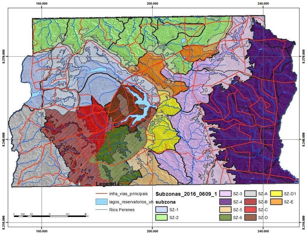 Zoneaento Ecológico Econômico do DF Fonte: SEMA/DF, março 2016 Traçado