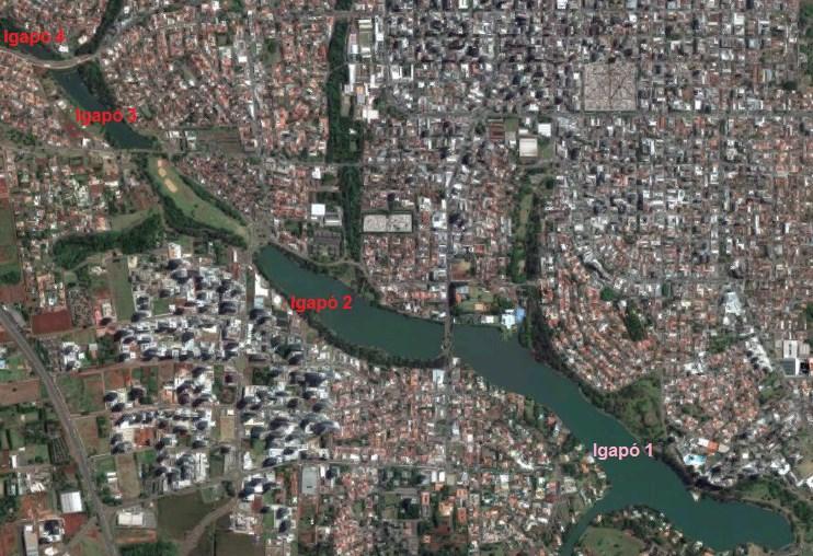 O Lago Igapó (Figura 1), identificado como área de estudo, tem a origem de seu nome em Tupi Guarani, que significa transvasamento de rios, está situado na zona sul da cidade de Londrina.