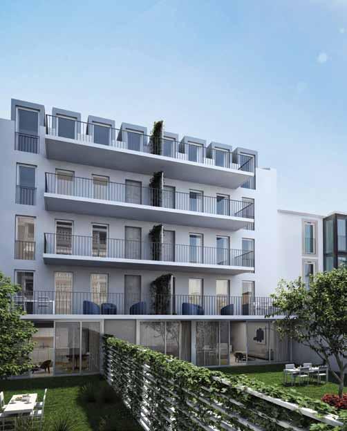 EDIFÍCIO CONDE 35 Apartamentos T1 a T3 1 to 3 Bedroom Apartments Lapa 12 apartamentos entre 60 m2 e 150 m2, com acesso directo a estacionamento Projectado pelo