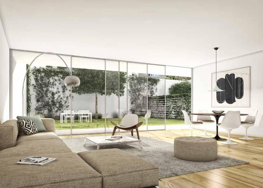 soluções técnicas 12 apartments ranging from 60 sqm to 150 sqm, all with direct access to parking It is a project of the award winning studio of the Portuguese