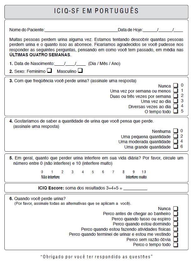 Anexo 1: Anexos Questionário International