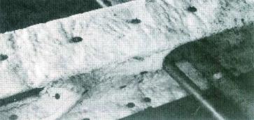 Figura 8 - Viga metálica protegida com manta cerâmica. 5.