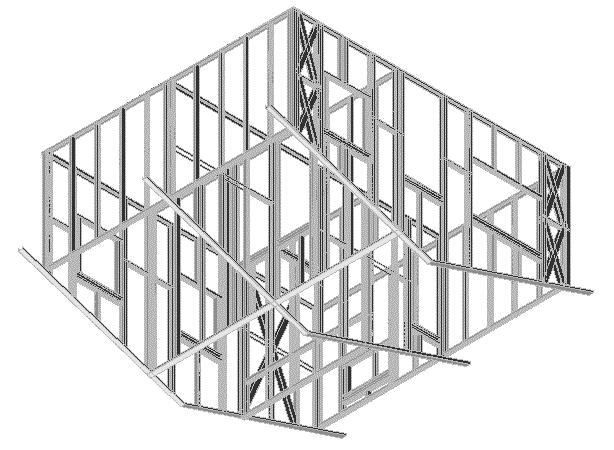 aço galvanizado são utilizados para a composição das paredes (estruturais ou não), vigas secundárias, vigas de piso e para servir de forma-laje para os pisos.