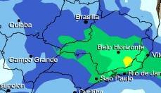 Chuvas, em mm, período de 5 dias (11 a 15 de dezembro): Chuvas, em mm, período de 5 dias (01 a 05 de dezembro): Fontes: SOMAR Meteorologia, NOAA Chuvas acima de 30 mm poderão ocorrer