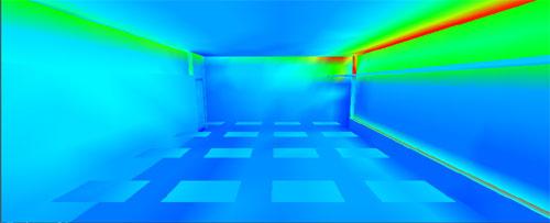 especiais de redirecionamento da luz como prateleiras de luz, dutos de iluminação e outros.