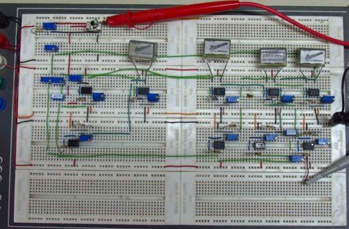 Repota ao Degrau pelo Implementada com Circuito Eletrônico íico Nete método, implementou-e fiicamente o circuito, conforme motrado na igura 8, utilizando amplificadore operacionai LM7, devido a ua