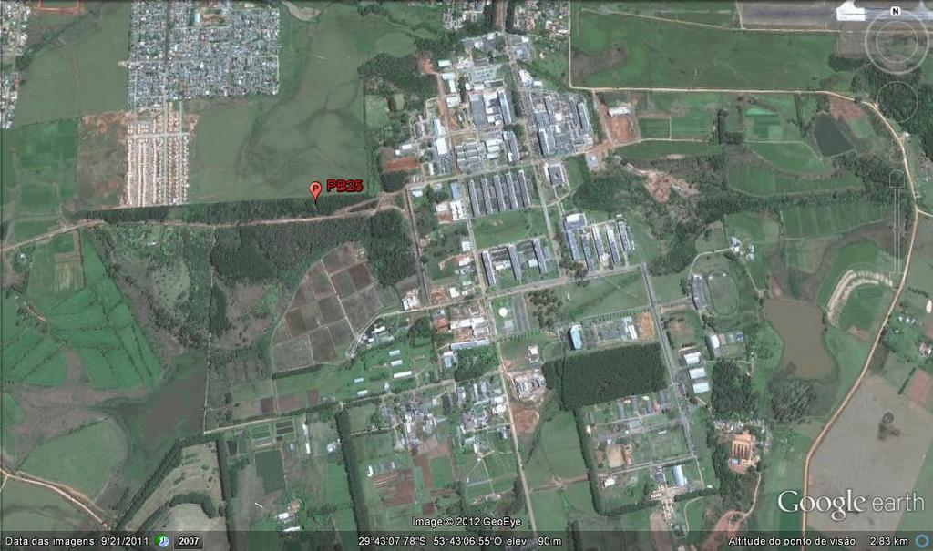 Fonte: Imagem Google Earth (2012) Resultados e Discussões Pode-se observar que