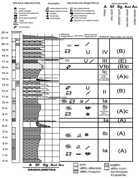 Figura 4. Coluna Litoestratigráfica da Mina Bela Vista.