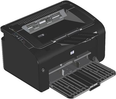 1 2 7 3 6 5 4 Tabela 1-2 Impressora HP LaserJet Professional série P1100w 1 Compartimento de saída 2 Extensão da bandeja de saída dobrável 3 Slot de entrada