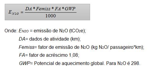 10/05/2017 12:30 Página: 15 de. 21 As viagens aéreas foram quantificados os gases de efeito estufa CO2, CH4 e N2O.