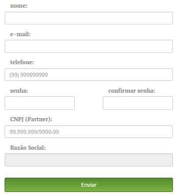 Novo Cadastro Informar o nome completo. Informar o e-mail. Esse e-mail será utilizado para acessar o License Admin. Informar o telefone de contato. Definir uma senha para o acesso.