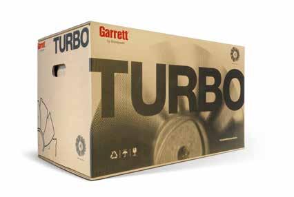 GARRETT EMBALAGEM AUTORIZADA Com os turbos, a qualidade e autenticidade começam com a embalagem do nosso