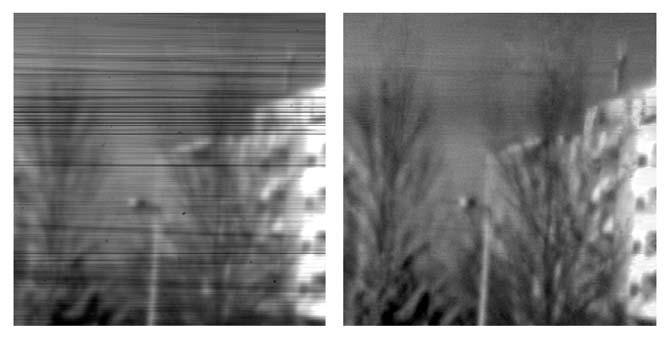 Nesta imagem em particular o filtro "Dust & Scratches", com valores baixos, seguido de algum "Sharpen", melhoraram visivelmente o ruído e nitidez da imagem. Fig.