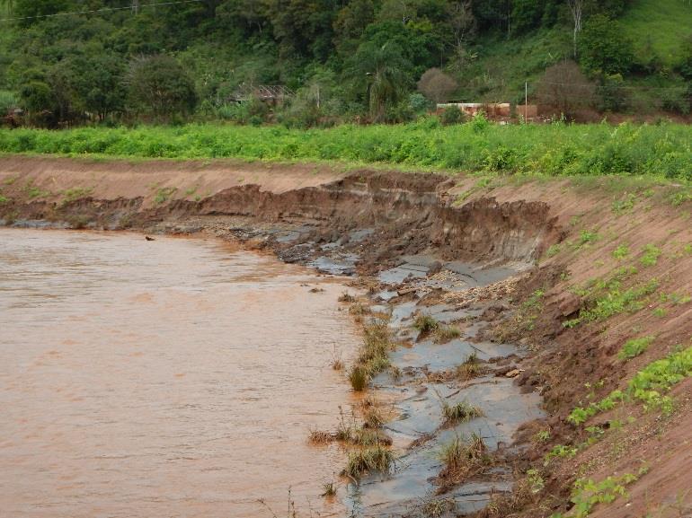 cobertura vegetal, oriunda da hidrossemeadura de emergência, está incipiente no local (Figura 29B).