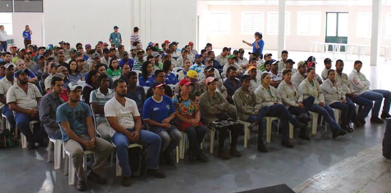 Nova Independência Funcionários assistem a espetáculo teatral sobre segurança A Semana Interna de Prevenção de Acidentes de Trabalho (SIPAT),