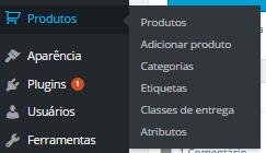 Observe que a página inicial da Loja ficou bem mais bonita e prática. Agora vamos decidir o que vender. Na minha loja eu penso em vender camisetas, bermudas, tênis e sandálias.