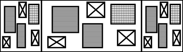 Capítulo IV: Visualização Figura 4.3 Glifo utilizado para a visualização da variação de medidas relacionadas com o desenvolvimento de um sistema computacional (retirado de [Chuah, 1998]). Na Figura 4.