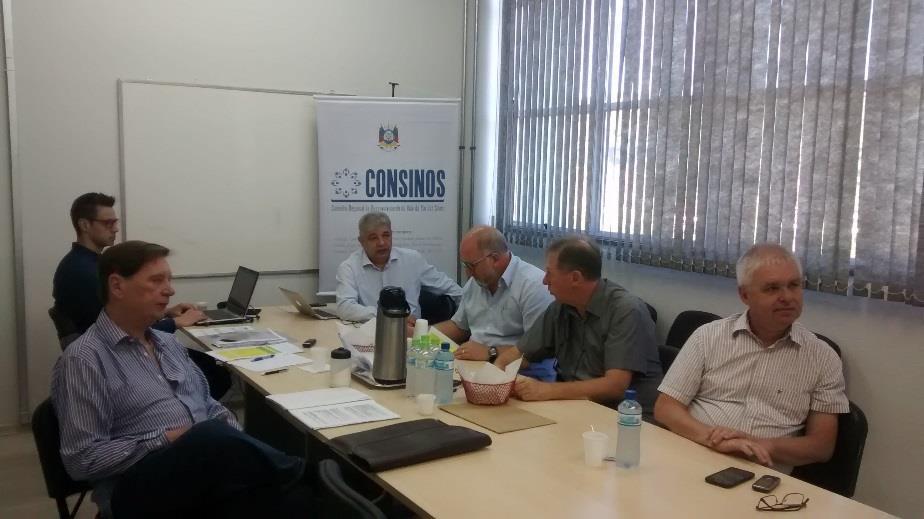 Reunião da Diretoria do CONSINOS, Comissão do Planejamento