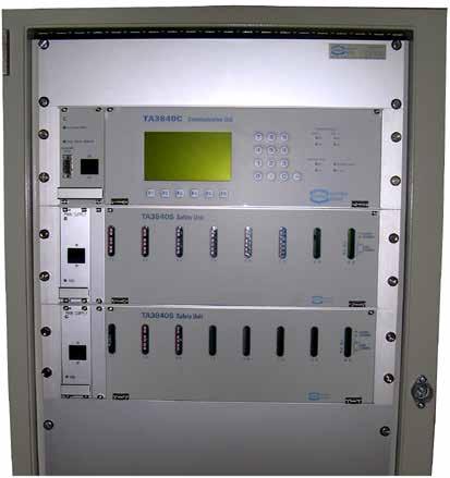 1. DESCRIÇÃO DO SISTEMA Apresentação Os racks da unidade de comunicação TA3840C, da unidade de exibição remota TA3840R e da unidade de segurança TA3840S são parte dos sistemas TA3840 ou EMx40,