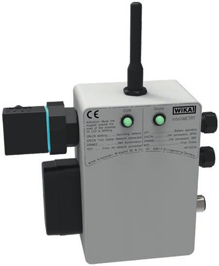 Opção Módulo para transferência remota de dados intellimetry para versões com transmissor Versão padrão modelo 908.