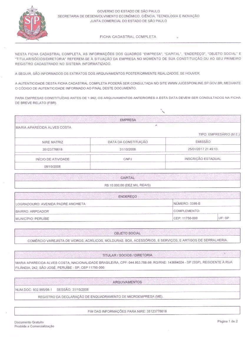 fls. 42 Este documento foi protocolado em 31/01/2017 às 10:26, é cópia do original assinado digitalmente por GERALDO GUILHERME MARTINS