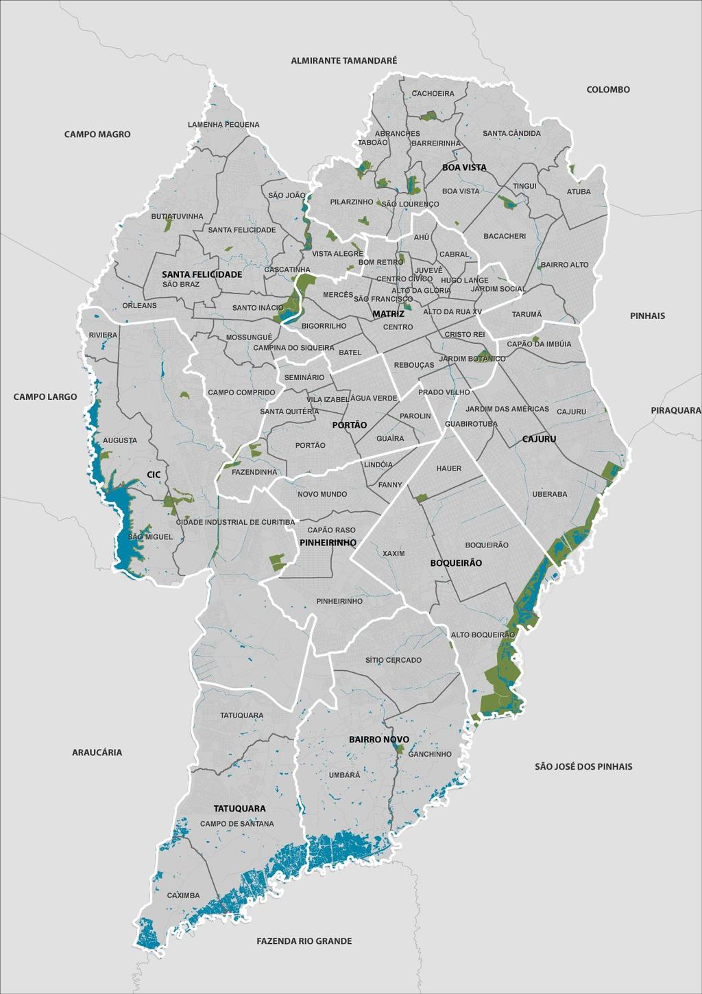 Lagos, lagoas e represas Ferrovias