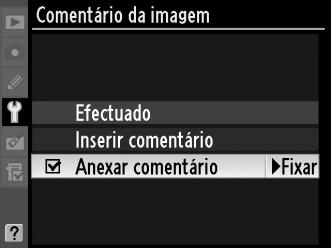 Idioma (Language) Botão G B Menu de configuração Escolha um idioma para os menus e mensagens da câmara. Estão disponíveis as seguintes opções.