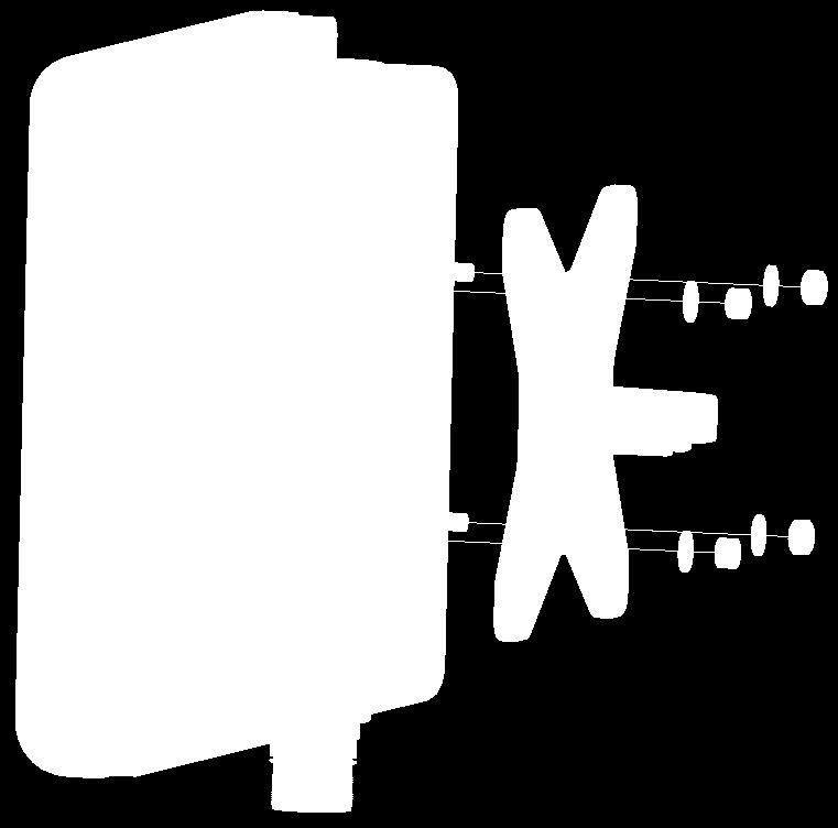 As figuras abaixo mostram passo a passo as instruções de montagem e fixação do leitor. 1º PASSO Fixação da base do suporte no leitor.