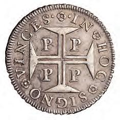 26 Sociedade Portuguesa de Numismática 27 2 Cruzado 169 - P, AG.