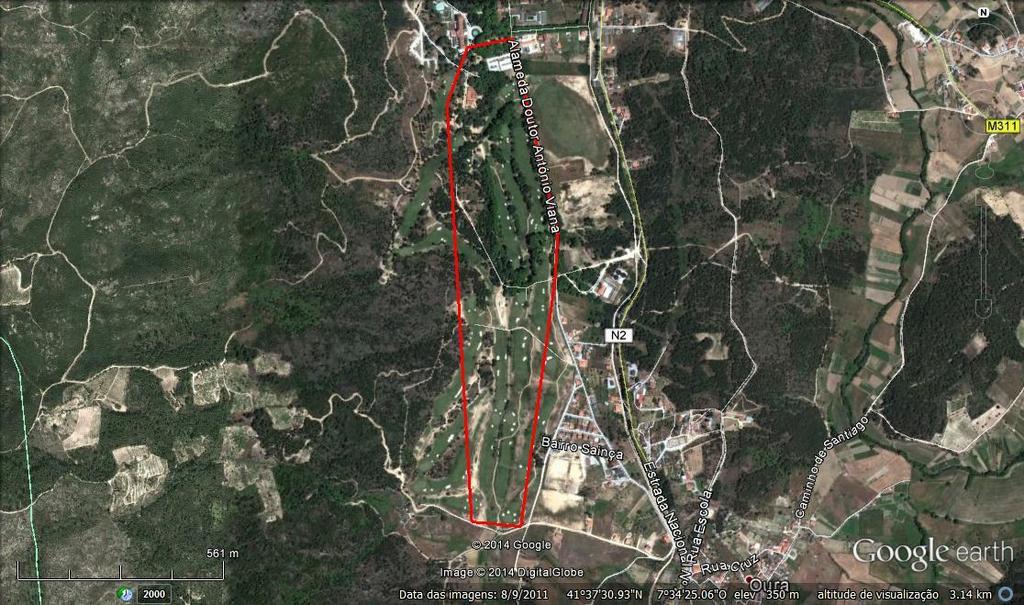 66 2.10.1. Estudo geofísico para implementação de furos de pesquisa e eventual captação de águas minerais em Vidago 1977 Este trabalho foi desenvolvido pela empresa Sondagens e Fundações A.