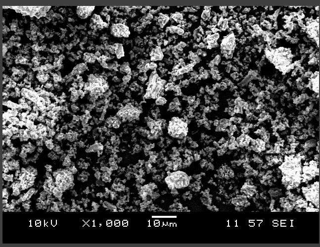 47 Tamanho de Particula ( m) 120 100 80 60 40 20 0 AA6061 d(0,1) -- d(0,5) -- d(0,9) Diametro de Particula ( m) Gráfico 4 - Mostra o tamanho da partícula da liga de alumínio AA6061(sem reforço).