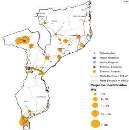 variam de 1 a 3 MW, nas províncias de Niassa, Nampula, Sofala, Manica, Inhambane e Gaza.