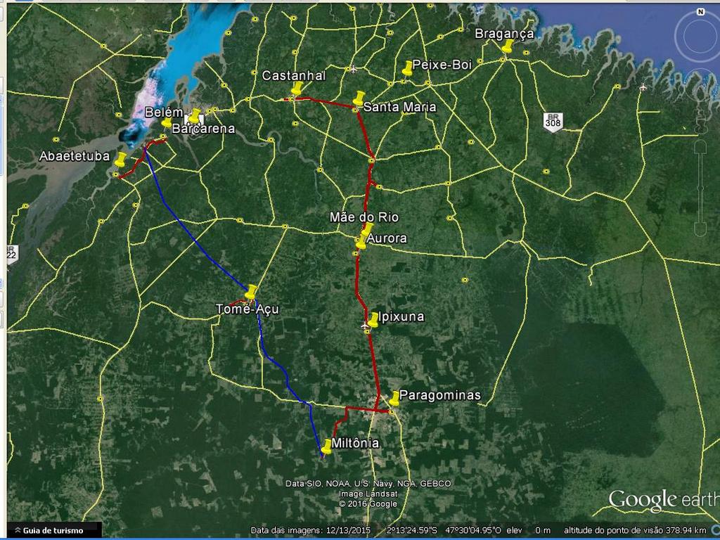 Projeto Metrogepa - BANPARÁ Infovia Santa Infovia Maria-Castanhal Santa -