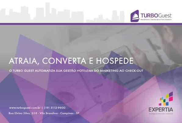 Experiência do hóspede ao staff Com soluções práticas para o segmento de hospitalidade desde 2015, a TOTVS criou o TOTVS CMNet, marca focada em soluções para meios de hospedagem e tecnologia para