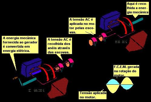 alternante) e o rotor é indutor (geralmente