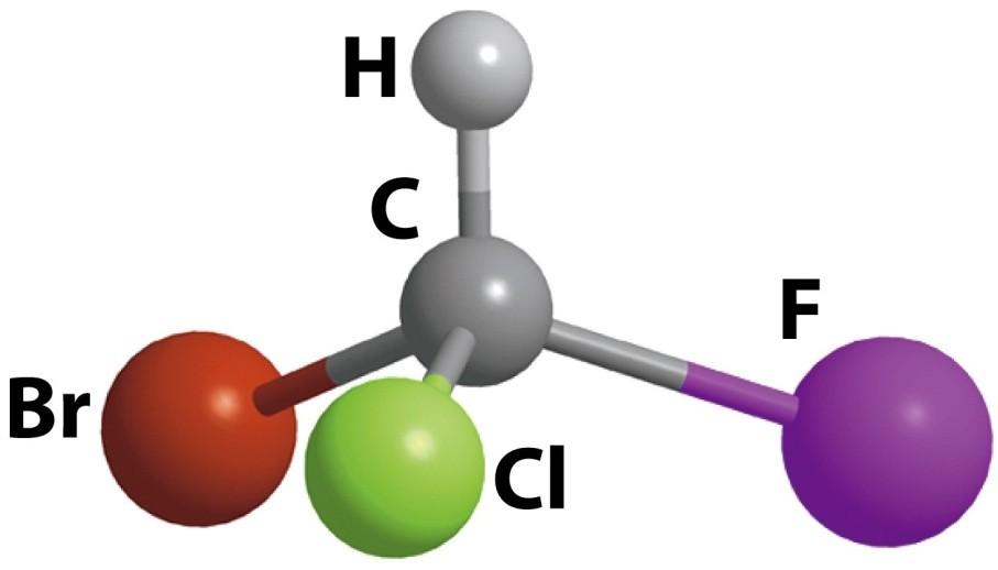 As imagens especulares das moléculas quirais são chamados de enantiômeros.