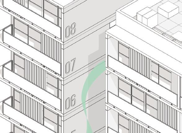 Além disso a circulação vertical (escadas) também são abertas, o