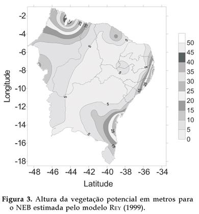 Bragantia - Potencial vegetation model for the Northeast Region of Brazil as a function of precipitation De um lado, o modelo foi capaz de reproduzir os principais biomas da região NEB, como a