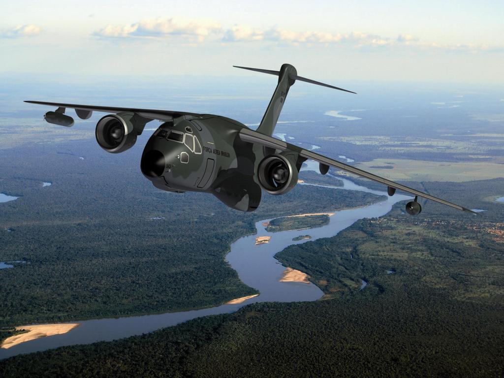 O Embraer KC-390 é um projeto de aeronave multimissão para transporte tático/logístico