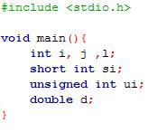 Modificadores Modificadores de dados Todos os dados básicos podem ter vários modificadores precedendo-os, exceto o void.